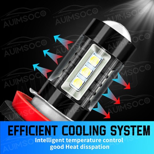 2pcs For Hyundai Santa Fe 2013-2020 LED Fog/Driving Bulb H11 Fog light White kit - Picture 6 of 7
