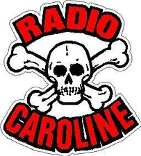 RADIO CAROLINE PIRATE RADIO CLASSIC Exterior Car Stickers Motorbike Decals x2