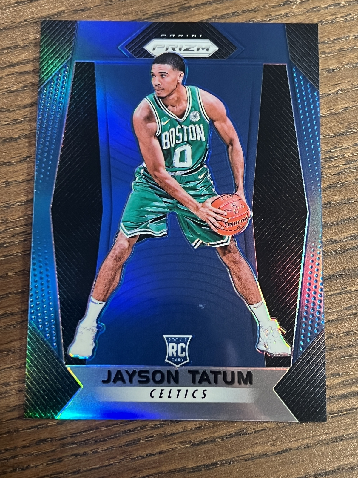 2017 Panini Prizm Jayson Tatum Blue Prizm Rookie RC /199 #16