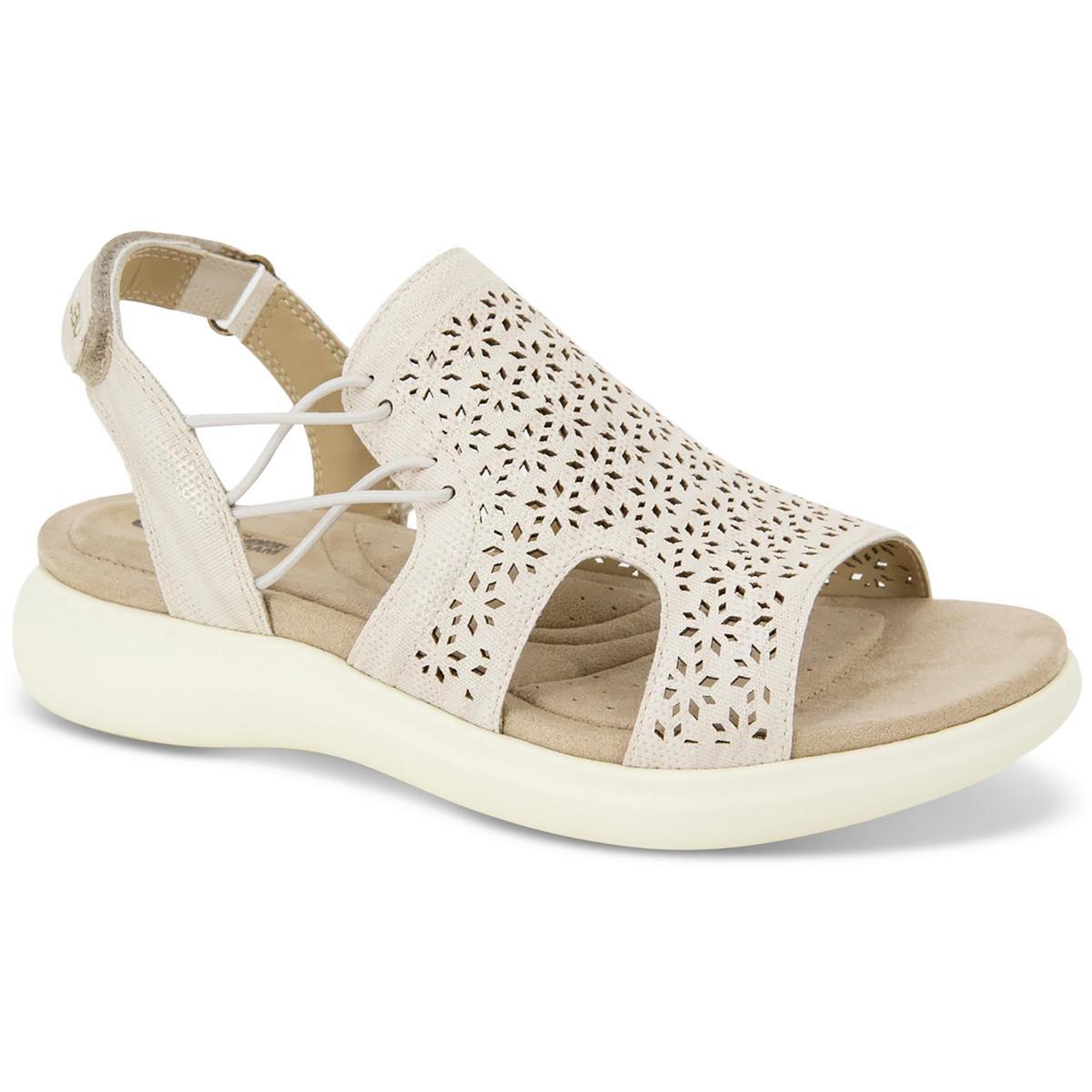 Женские босоножки JBU by Jambu FRANCIS цвета слоновой кости на плоской подошве 8 Medium (B,M) BHFO 3927