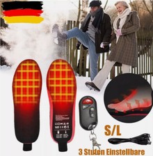 Winter Electric Heated Shoe Insoles Sock Pads Foot Warmer Feet USB Rechargeable