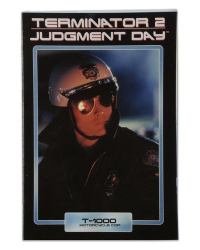 Official NECA Terminator 2 Ultimate T-1000 Motorcycle Cop 7" Action Figure - Picture 3 of 12