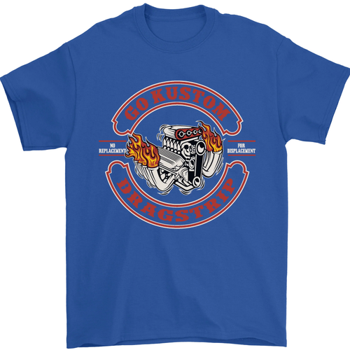 Go Custom Dragstrip Hot Rod Hotrod Dragster Mens T-Shirt 100% Cotton - Picture 10 of 100