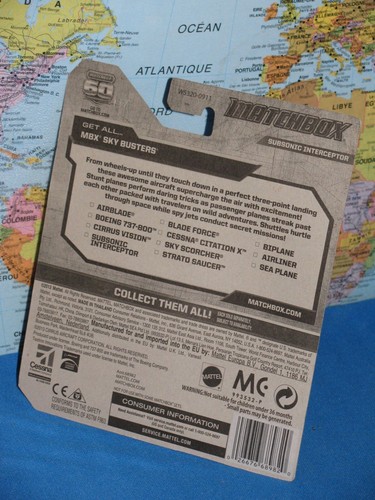 MATCHBOX MBX 60th ANNIVERSARY SUBSONIC INTERCEPTOR SKY BUSTERS ***BRAND NEW*** - Picture 8 of 9
