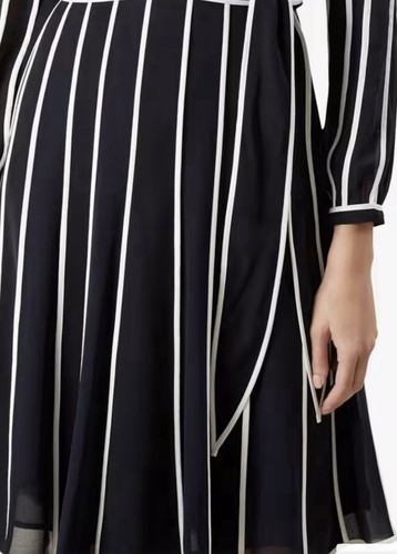Hobbs Rosemond Dress, Midnight/Ivory, Size 16, RRP £299 - Picture 7 of 7