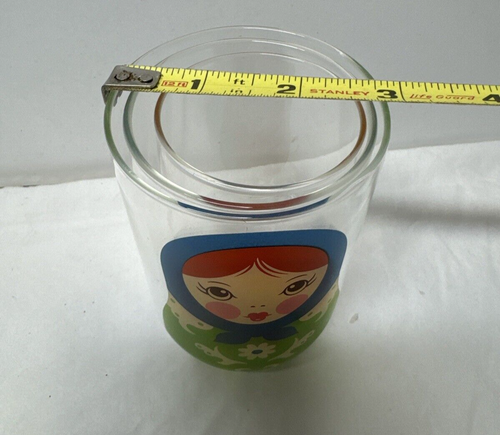 Set of 3 BABUSHKUPS Russian Nesting Doll Tumblers Drinking Glasses By FRED 2010 - Picture 13 of 13