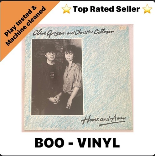 Clive Gregson and Christine Collister~Home and Away Lp Vinyl Record EX / EX - Imagen 1 de 6
