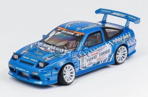TG MT 1:64 JDM blau Silvia S13 180SX Drift Sport Modell Druckguss Metall Auto Neu - Bild 9 von 16