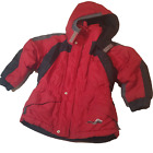 Oshkosh parker red snow boys girls unisex age 5-6 vintage winter warm jacket