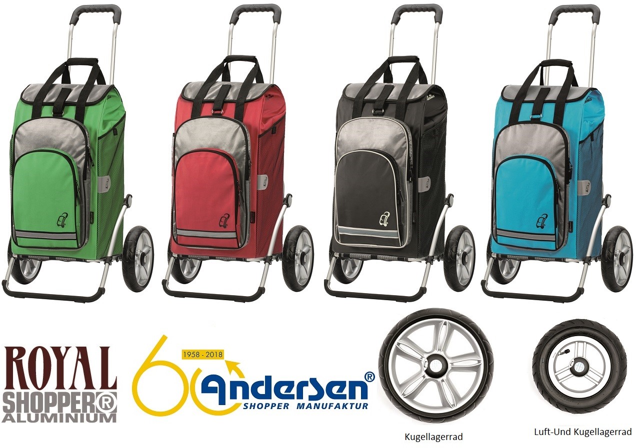Andersen Royal Shopper Hydro Kugellagerrad Einkaufstrolley Einkaufswagen Andersen Royal Shopper Hydro Kugellagerrad Einkaufstrolley Einkaufswagen