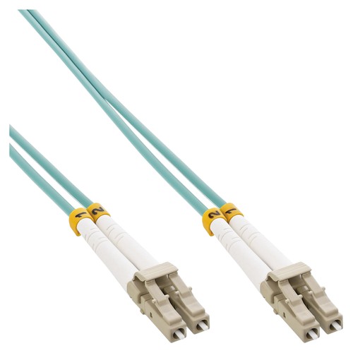InLine® LWL Duplex Kabel, LC/LC, 50/125µm, OM3, 15m - Bild 1 von 1
