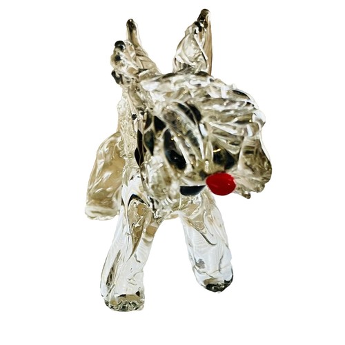 Barovier & Toso Murano Italy Art Glass Sculpture Schnauzer Terrier Scotty Dog - Picture 5 of 7