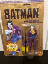 Vintage 1989 ToyBiz Joker W/Squirting Orchid Action Figure Batman New Sealed