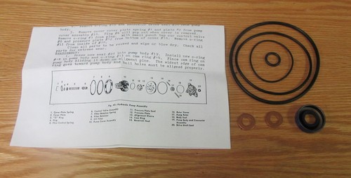 1955 1956 1957 1958 1959 CHEVY POWER STEERING PUMP KIT with Instructions - Picture 1 of 2