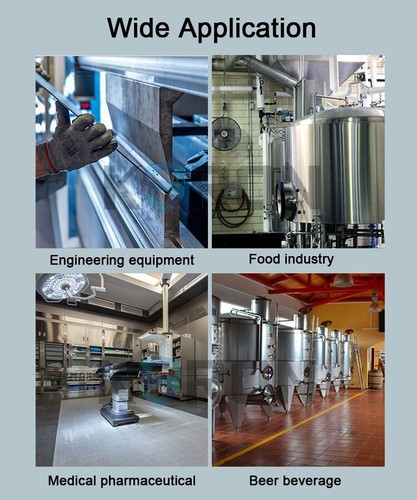 Válvula mariposa neumática sanitaria de 1-1/4"" abrazadera SS304L OD 50,5 mm de acción simple - Imagen 7 de 7