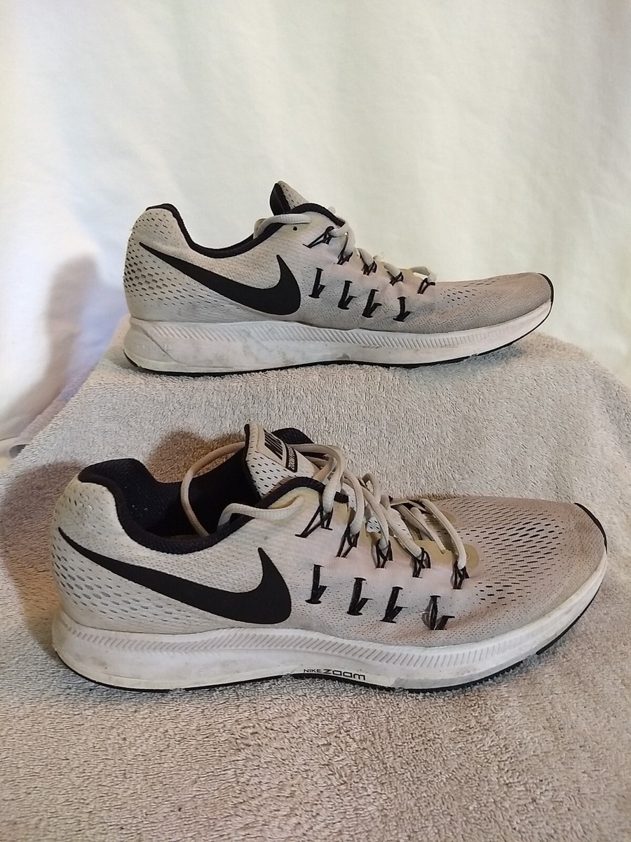 Nike Mens Air Zoom Pegasus 33 TB Pure Platinum 843802 002 Size 12.5 JR11 12 eBay