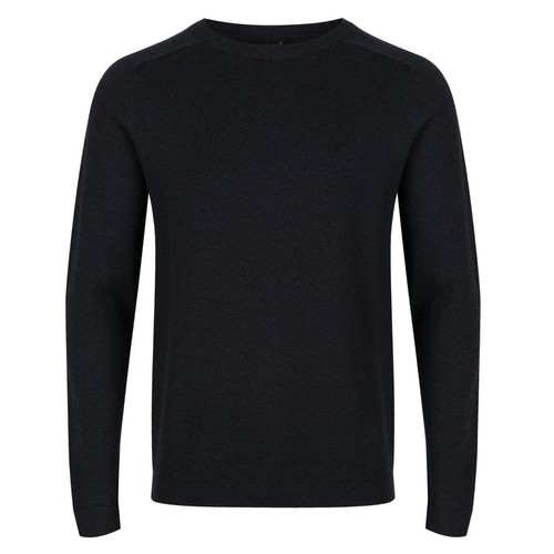 Crew Neck Jumper New Famous Store Mens Fine Textured Knit Cotton Pullover Top - Picture 18 of 19
