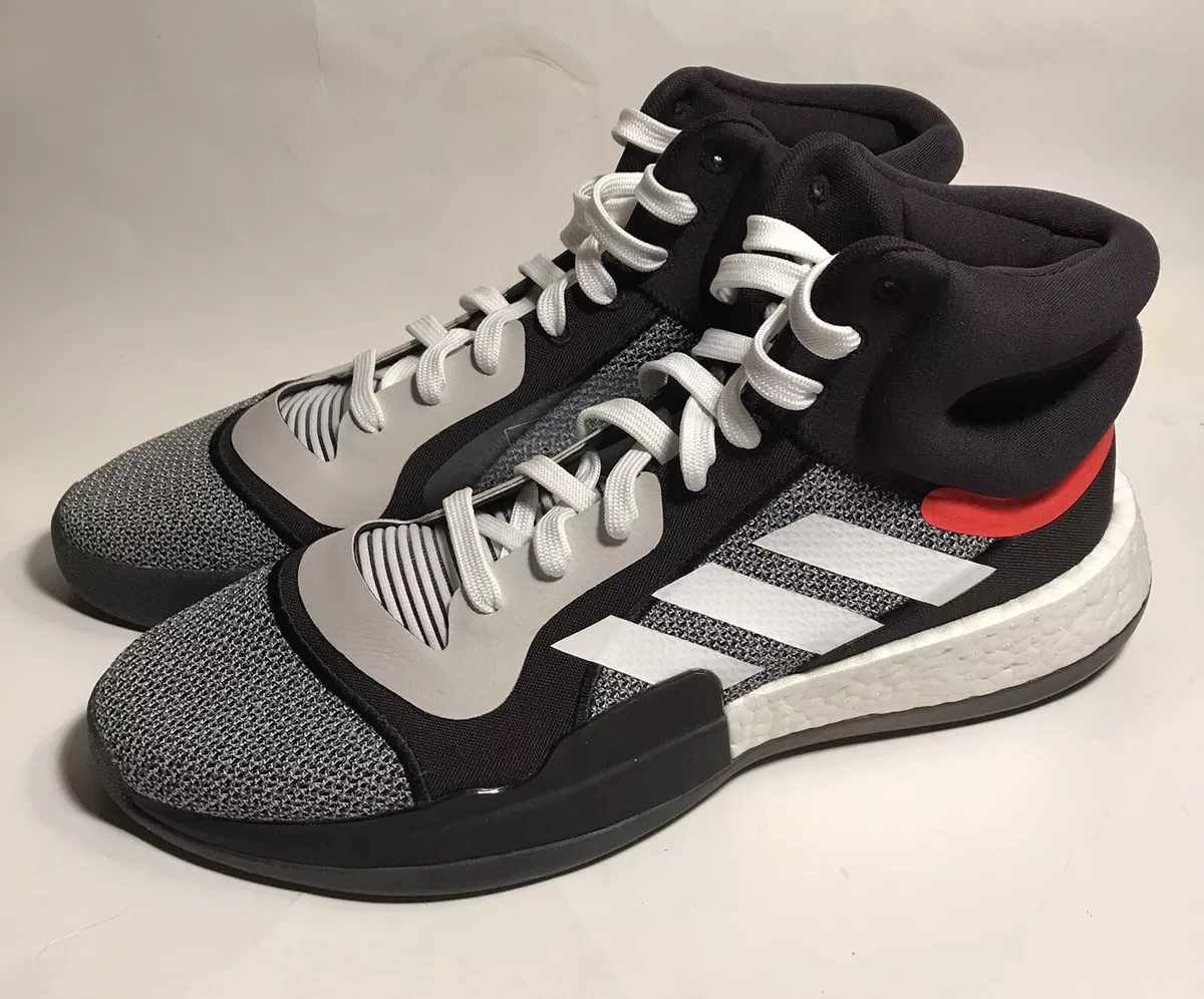 Size 13 Adidas Marquee Boost Basketball Sneakers Shoes Black