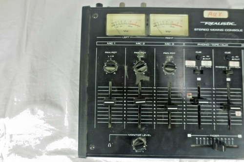 Vintage - Realistic - Stereo Mixer Console - 5-Input Audio - 32-1200A - Picture 2 of 8