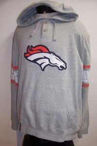 Denver L Étiquettes Neuf Broncos W Ship Sweat Combiner Taille Avec Capuche ZqCnwWSUOp