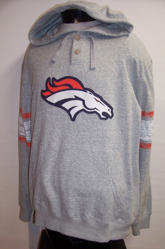 Denver L Étiquettes Neuf Broncos W Ship Sweat Combiner Taille Avec Capuche ZqCnwWSUOp