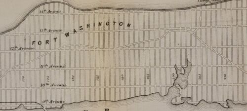 Attractive antique Map of the City of New York 1853 Valentine pre-Central Park - Picture 14 of 24