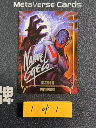 2024 Marvel Masterpieces Gold Spectrum Auto Ultron 1/1
