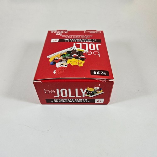 Be Jolly Christmas Sleigh Building Blocks Set 177 Pieces Holiday Fun Ages 6+ NIB - Picture 3 of 5
