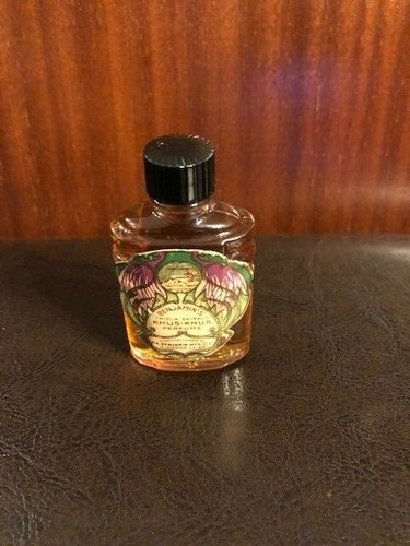 Khus Khus Triple Extract Perfume Benjamin's Jamica. Rare• VINTAGE ! Full Bottle - Picture 2 of 3