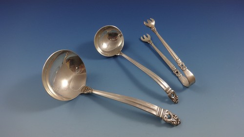 Royal Danish by International Sterling Silver Dinner Flatware Set Service 77 Pcs - Picture 8 of 10