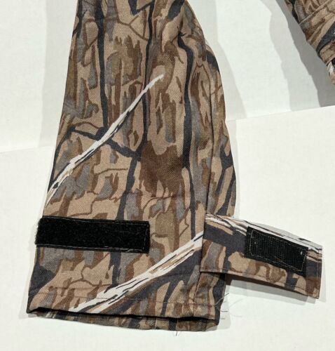 Vintage Cabelas Branch Bark Camo Coveralls Jumpsuit Uninsulted Mens Size M READ - Picture 8 of 16