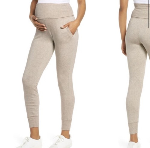 Beyond Yoga Beyond the bump maternity joggers GRAY