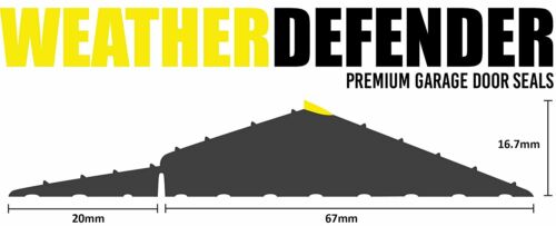 Véritable WD WEATHER DEFENDER pour porte de garage joint de sol exclusion de tirage et vendre adhésif