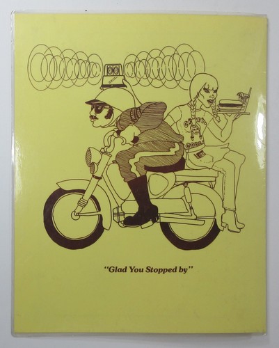 Vintage Police Themed Restaurant Menu Casey's Code 7 Cathedral City CA 1970s - Picture 6 of 6