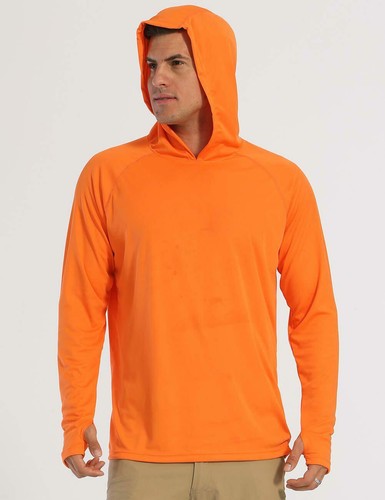UPF50+ Camicie UV da uomo protezione solare outdoor pesca maniche lunghe casual T - Foto 51 di 159