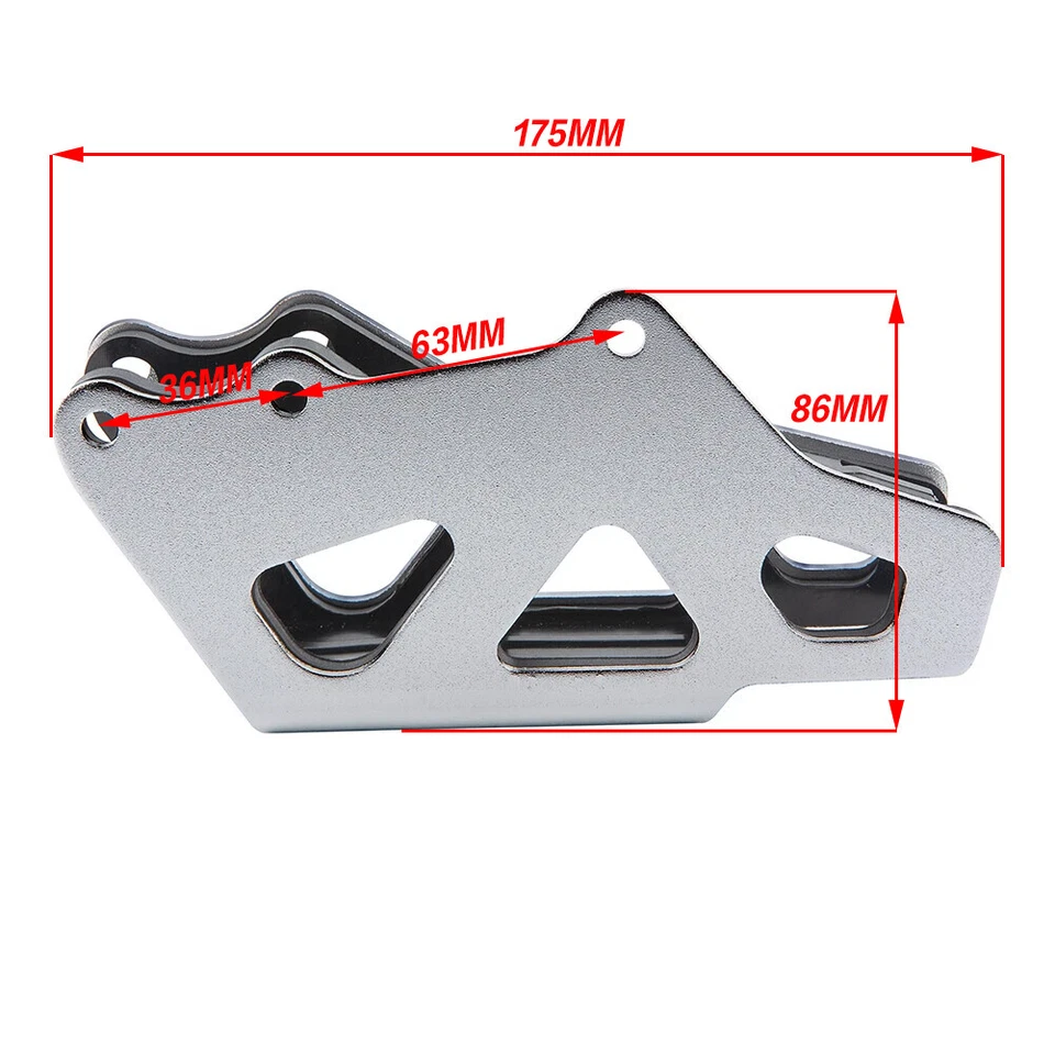 Protector guía cadena trasera para Yamaha YZ WR 125/250/250F/400F/450F Suzuki DRZ 400E S Foto 4 de 4