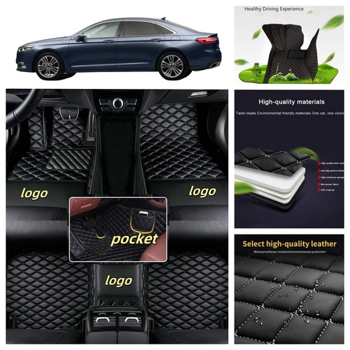 For Ford All Models Car Floor Mats Carpets Luxury Custom Auto Liners Waterproof - Imagen 16 de 34