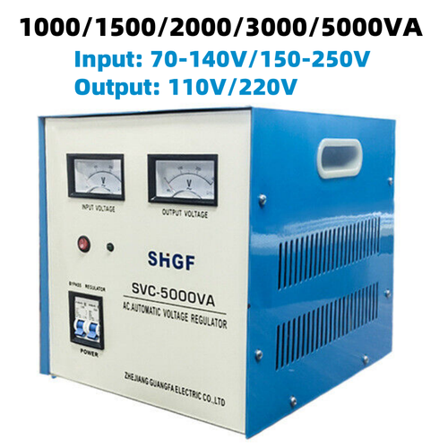 1/1.5/2/3/5KVA 110V/220V Salida AC Regulador Hogar Automático Estabilizador de Voltaje - Imagen 10 de 16