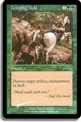 MTG ARENA FOIL CREEPING MOLD PROMO CARD N/M - MINT NEVER BEEN PLAYED FREE  SHIP