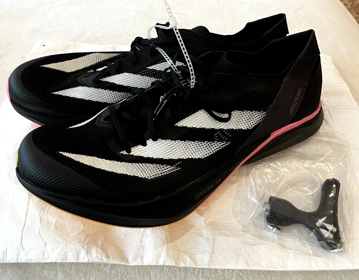 Adidas Adizero Avanti Running Uomo Nero Sneakers Tacchetto Sportivo IG9910 NUOVE Tg 13