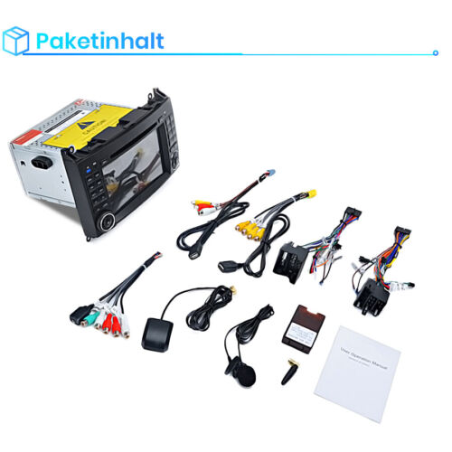 7" Autoradio Für Mercedes-Benz A/B Klasse Vito Viano Sprinter CD DAB+BT GPS Navi - Bild 12 von 12