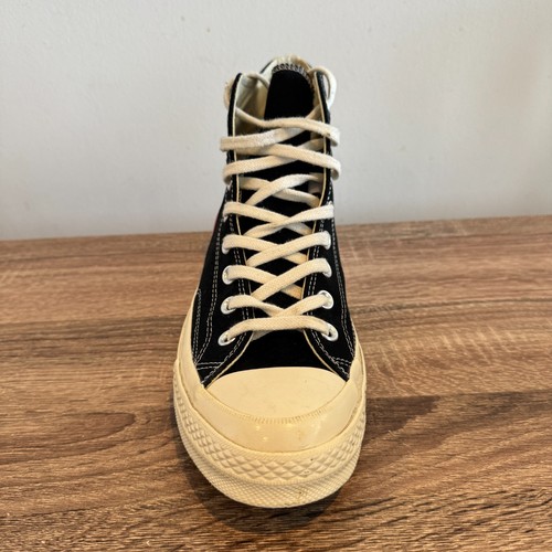 Converse Play Comme Des Garcons UK9 EU42.5 Black Chuck Taylor Designer Fashion - Picture 10 of 19
