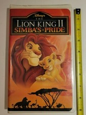The Lion King 2 Simba's Pride Disney VHS in Clamshell Case