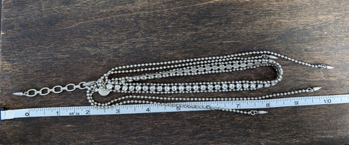 RARE VTG Loren Hope Crystals Choker  #45 - Picture 4 of 5