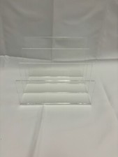 Clear Plastic File Organizer for Desk 3- section file