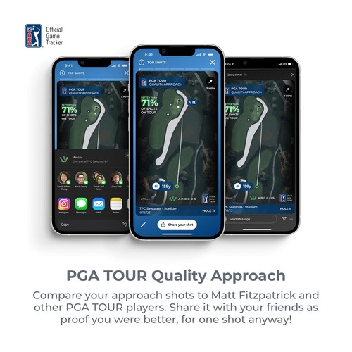 Arccos Golf Pride MCC & Tour Velvet Smart Griffe Golf's #1 Game Tracking Platform - Bild 5 von 7