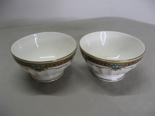 2 beaux petits bols en porcelaine de Sologne Lamotte vers 1930-1950 - Picture 2 of 11