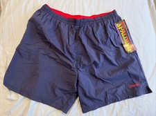 NWT - RARE - 1980s - Spalding - Vintage - Navy  Red Trim Bathing Suit - XL