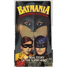 Batmania VHS 1989 From Comics To Screen Batman Burbank Video