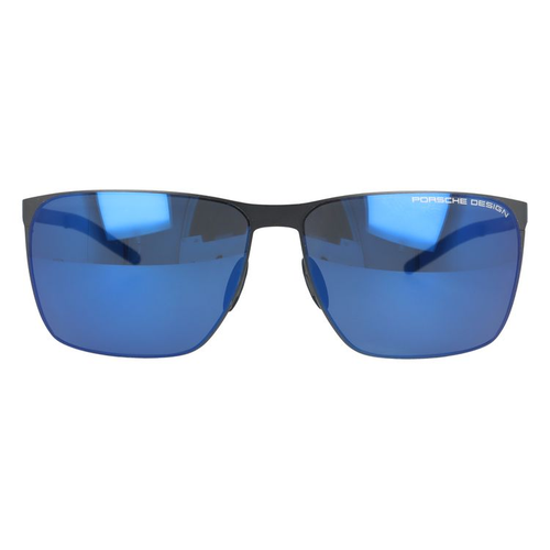 Porsche Design Sunglasses with Mirror Lenses P8669 C 61 Size Square Shape Unisex - Picture 4 of 10